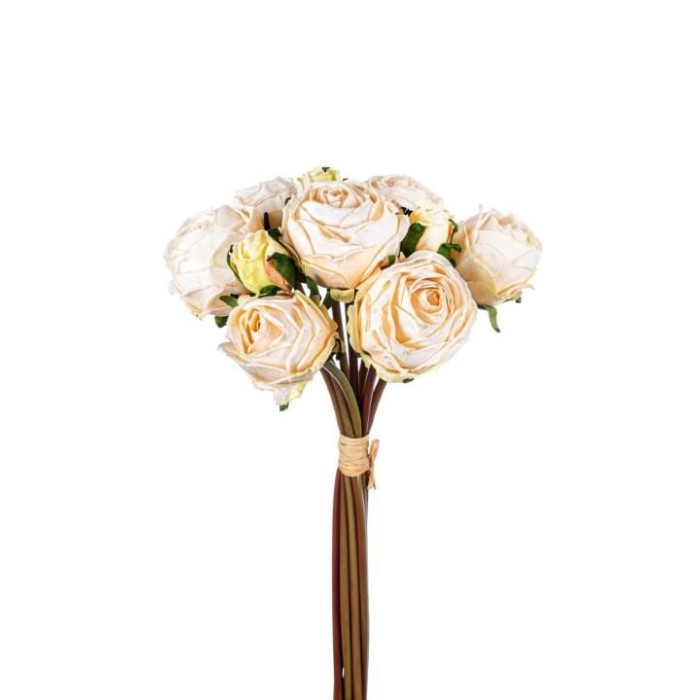 BOUQUET ROSE CM40 CREMA